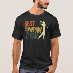 Camiseta Melhor Pawpak Do Vovô De Golf Do Dia de os pais De