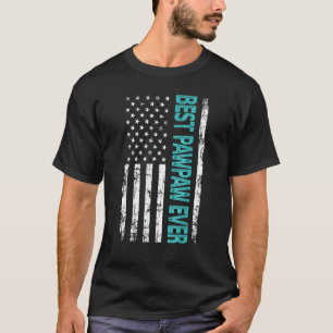 Camiseta Melhor Pawpaw dos Estados Unidos Bandeira American
