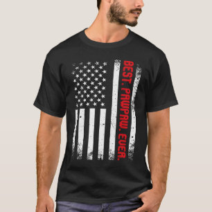 Camiseta Melhor Pawpaw Ever American Flag Vintage Oferece F
