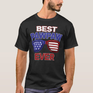 Camiseta Melhor Pawpaw Nos Nossos Sinalizador Dia de os pai