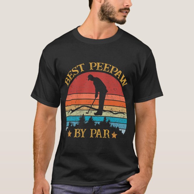 Camiseta Melhor Peepak Dos Homens Por Dia de os pais Par Go (Frente)