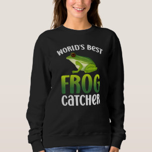 Camiseta Melhor Pegador de Rãs do Mundo Meninos Meninas Cr