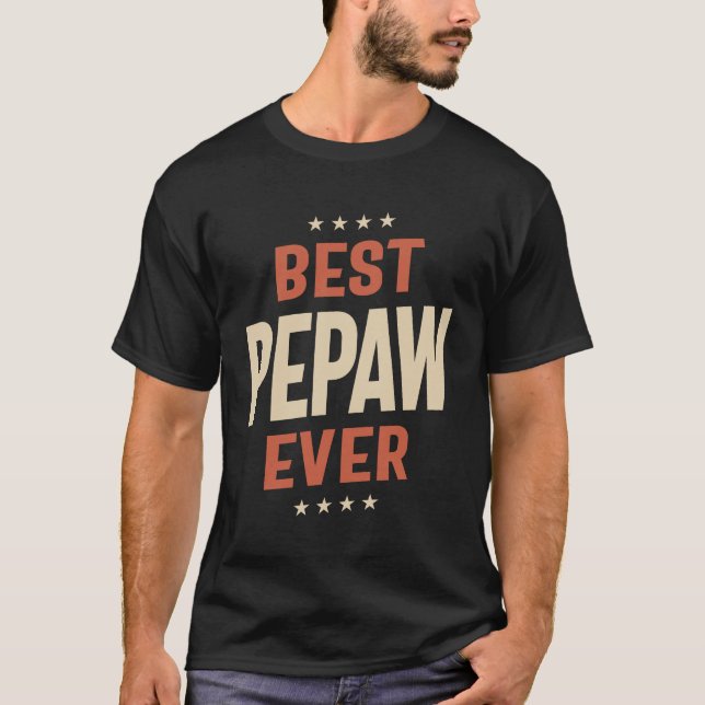 Camiseta Melhor Pepaw de Sempre - Vovô Amor Legendário (Frente)