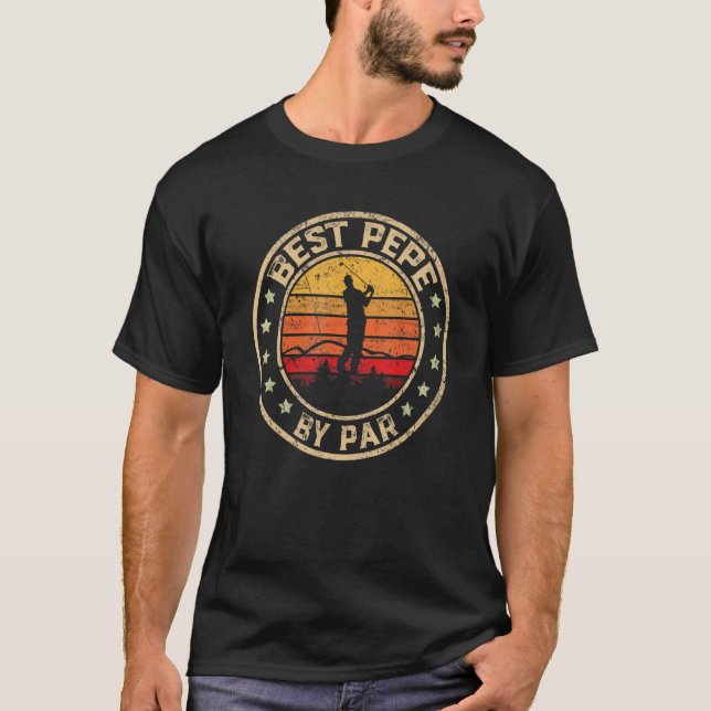 Camiseta Melhor Pepe Do Par Dia de os pais Golfe (Frente)