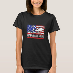 Camiseta Melhor pesca de lança Mãe Scuba Diver Scuba Mergin