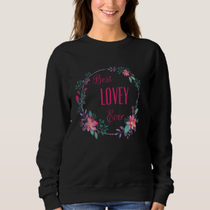 Camiseta Melhor Pesquisa de sempre com Tia Vovó Floral Rosa