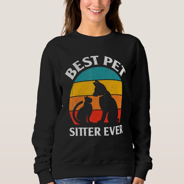 Camiseta Melhor Pet Sitter Em Pet Sitting Watcher Pet Site (Frente)
