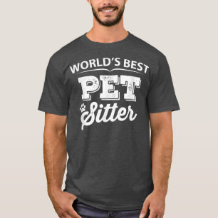 Camiseta Melhor Pet Sitter T Dog Walker do Mundo