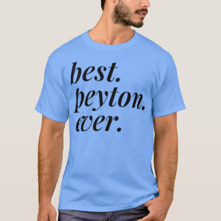 Camiseta Melhor Peyton Nome de Mulher Personalizada BFF