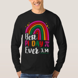 Camiseta Melhor Pi Day Ever Rainbow 3 14 Pi - Símbolo Mat