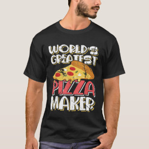 Camiseta Melhor Pizza do Mundo Queijo Massa Lançada à Mão
