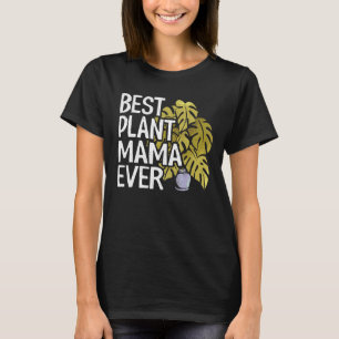 Camiseta Melhor Planta Mamã Ever Garden Landscaper Mãe Gard