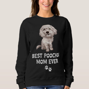 Camiseta Melhor Poochon Mãe De Sempre Para Bichon Cross Poo