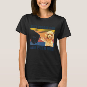 Camiseta Melhor Poodle Mamãe Cachorro Mães