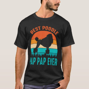 Camiseta Melhor Poodle PAP PAP EVENTUAL Dia de os pais Vint