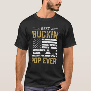 Camiseta Melhor Pop de Buckin Já Engraçado Presente Deer