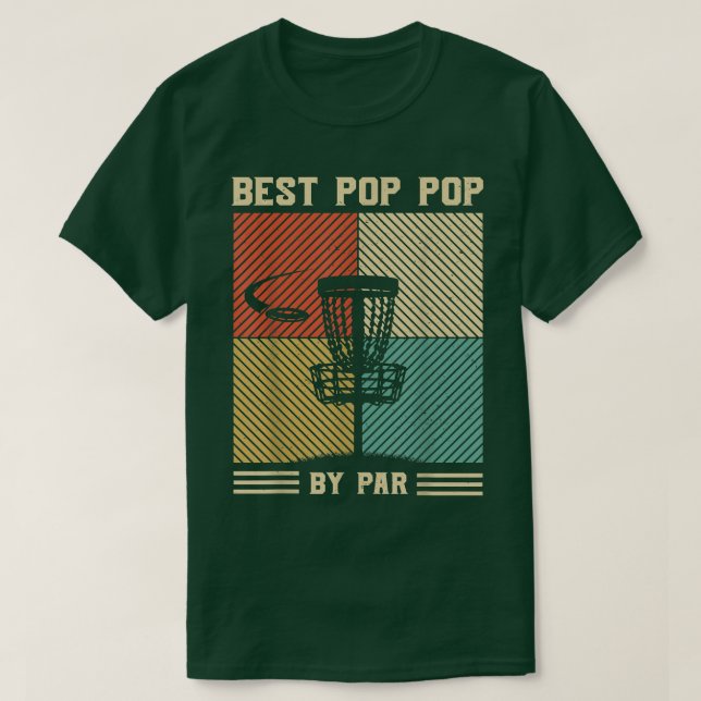 Camiseta Melhor Pop de Pop por Extremos Men Golf Retro Suns (Frente do Design)
