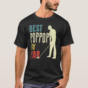 Camiseta Melhor Pop Pop Do Par Dia de os pais De Golfe