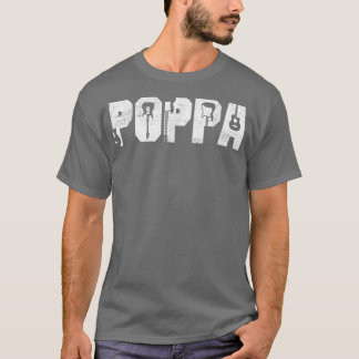 Camiseta Melhor Poppa Alvorada Sobre Violão Guitarista