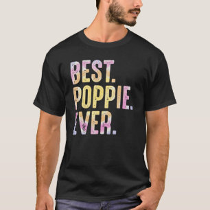 Camiseta Melhor Poppie dos Homens Da Vovô do Pai