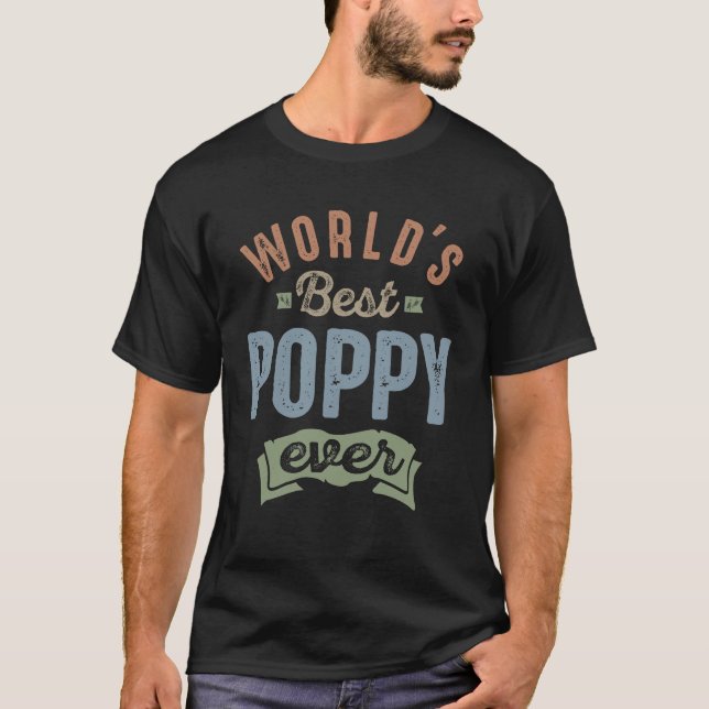 Camiseta Melhor Poppy do Mundo (Frente)