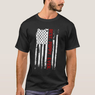 Camiseta Melhor Poppy Ever American Usa Flag Father’S Day