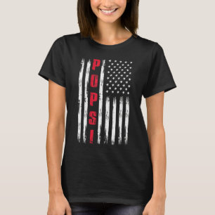 Camiseta Melhor Popsi Dos Eua Sinalizador Para Stepdad Fath