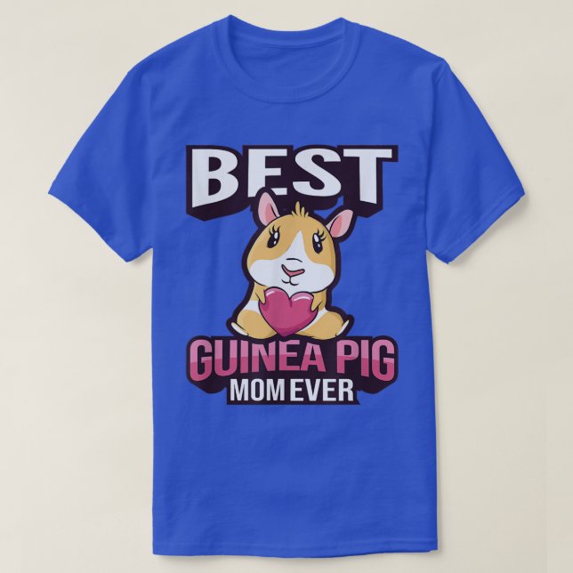 Camiseta Melhor Porco De Guiné Mãe De Prata (Frente do Design)