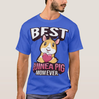 Camiseta Melhor Porco De Guiné Mãe De Prata