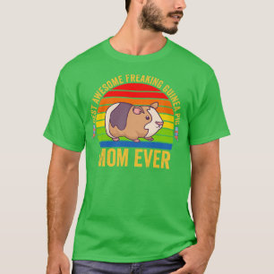 Camiseta Melhor Porco-guineense Mãe Nunca Piggy Vintage