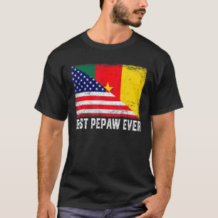 Camiseta Melhor Povo Afastado Bandeira de Camarões American