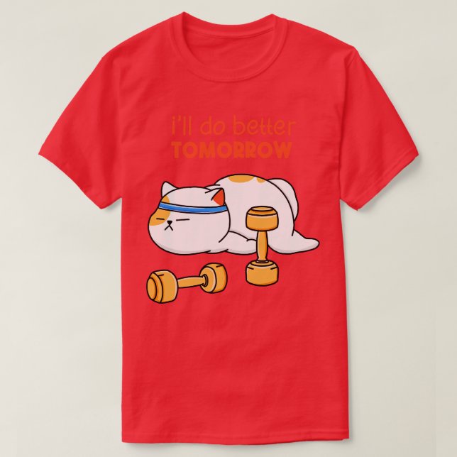 Camiseta Melhor preparação amanhã (Frente do Design)