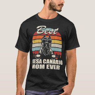 Camiseta Melhor Presa Canario Mãe Alguma Vez Vintage Retro 