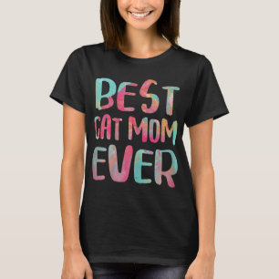 Camiseta Melhor presente de Dia de as mães da Mãe de Gato