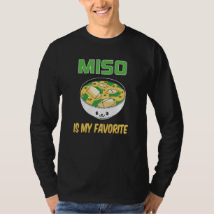 Camiseta Melhor Presente de Lover da Sopa Miso   Miso é o 