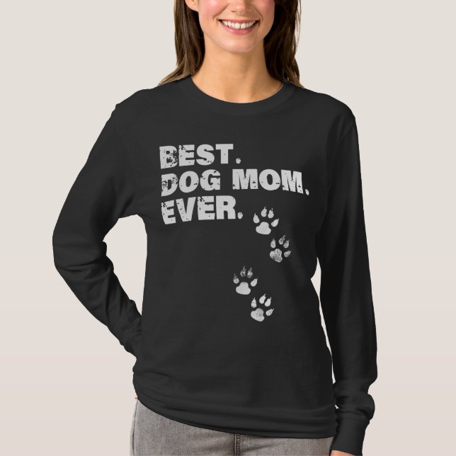 Camiseta Melhor Presente De Mãe De Cachorro Para Mãe - Sobr (Frente)