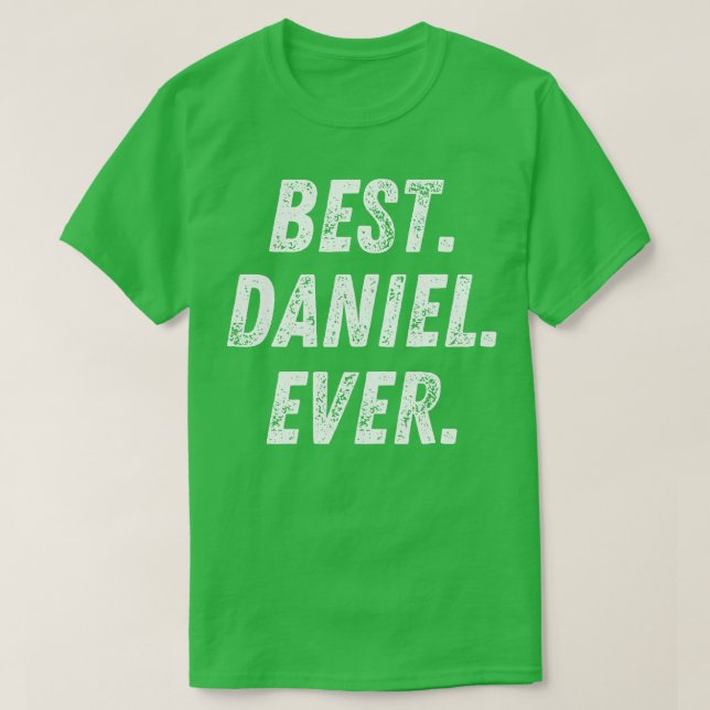 Camiseta Melhor Presente de Nome do Retro Daniel Ever (Frente do Design)