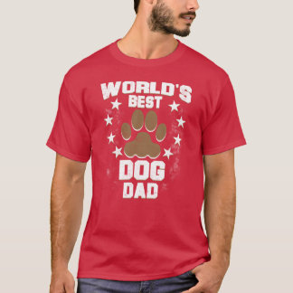 Camiseta Melhor presente de Pai de Cachorro do Mundo