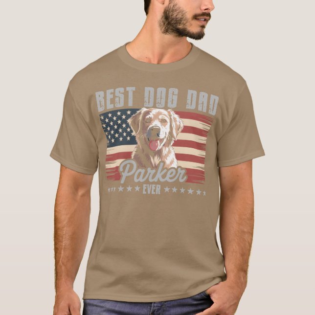 Camiseta melhor presente de pai de cão (Frente)