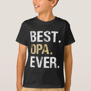 Camiseta Melhor presente gráfico de Opa de neta Avô