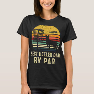 Camiseta Melhor Presente para Pai Red Blue Heeler Cattle Do