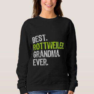 Camiseta Melhor presentes para vovó rottweiler