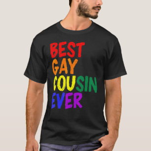 Camiseta Melhor Primo Gay Ever Rainbow Lgbt Pride 1