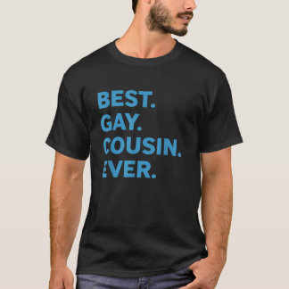 Camiseta Melhor Primo Gay, Rua Relativa LGBTQ, Curiosa e Or