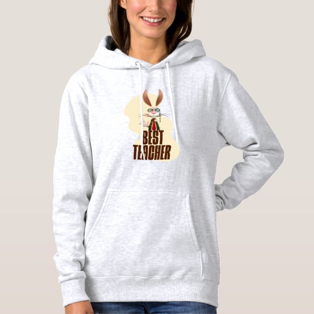 Camiseta Melhor Professor Coelho de Classroom Humor (Frente)