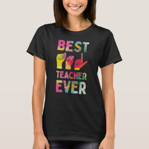 Camiseta Melhor Professor de ASL de Todos