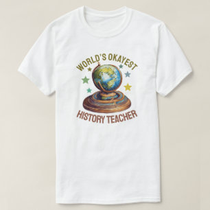 Camiseta Melhor Professor de História do Mundo