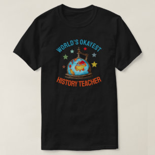 Camiseta Melhor Professor de História do Mundo