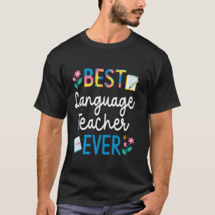 Camiseta Melhor Professor de Idiomas de Todos os Tempos Ado