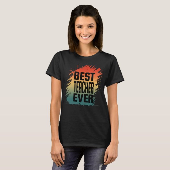 CAMISETA MELHOR PROFESSOR DE TODOS OS TEMPOS (Frente Completa)